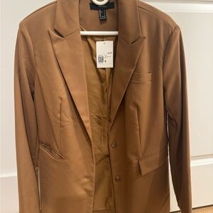 Forever 21 Brown Blazer Jacket